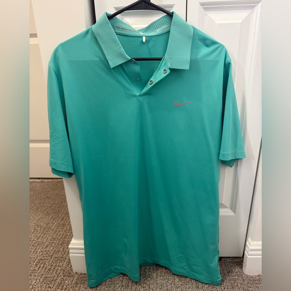 Nike Men's Aqua Polo Shirt